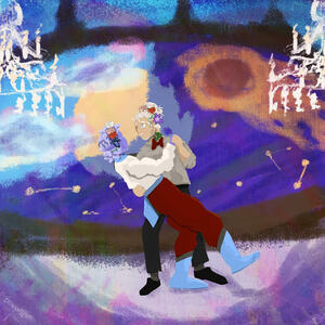 2 Lineless, Fully Shaded, Complex Background