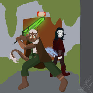 Lineless, Fully shaded, Complex Background