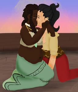 2 Lineless, Fully Shaded, Complex Background